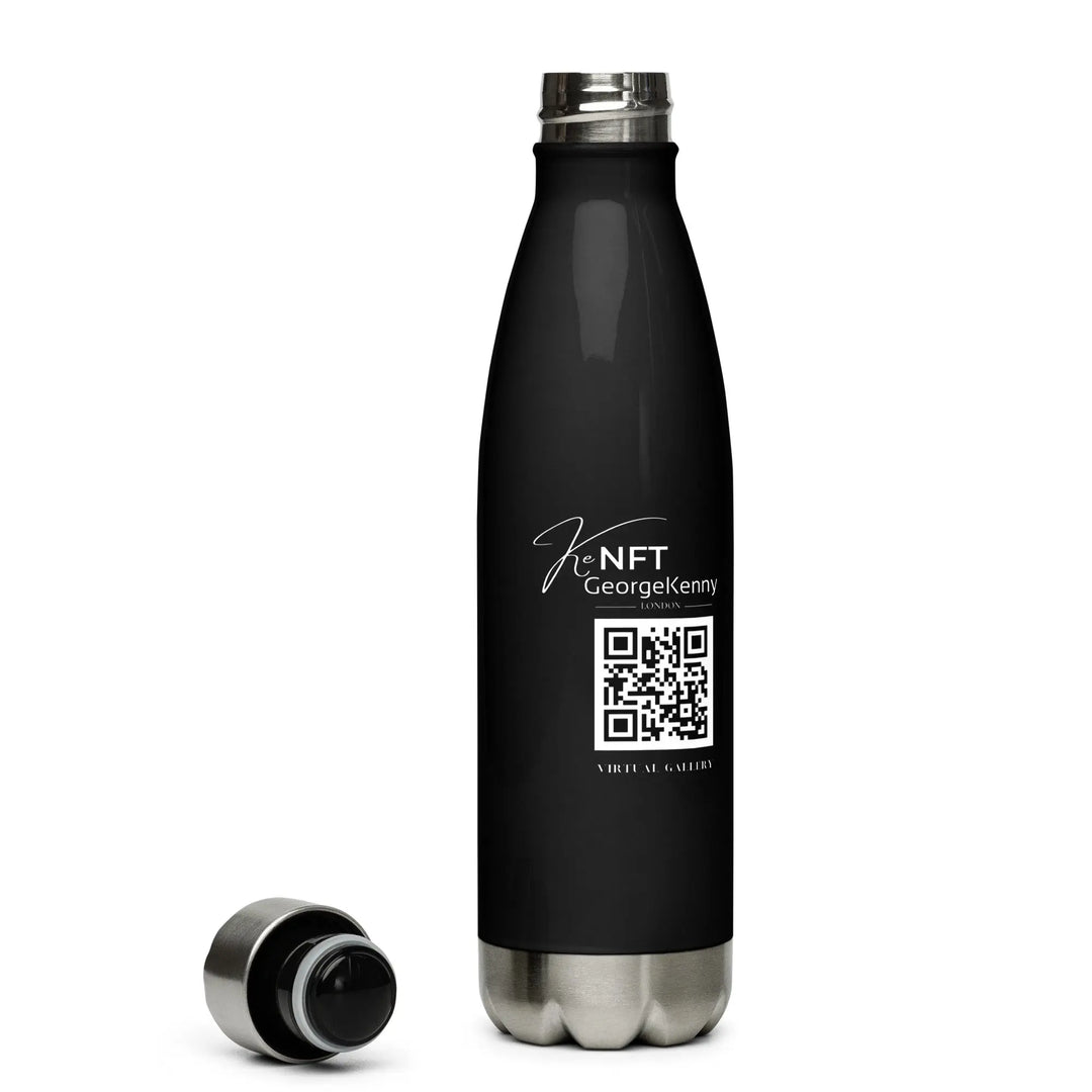 Stainless Steel Water Bottle | Black GeorgeKenny Design