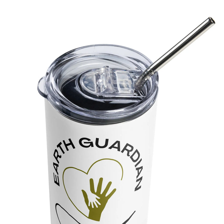 Stainless steel tumbler | Earth Guardian GeorgeKenny Design