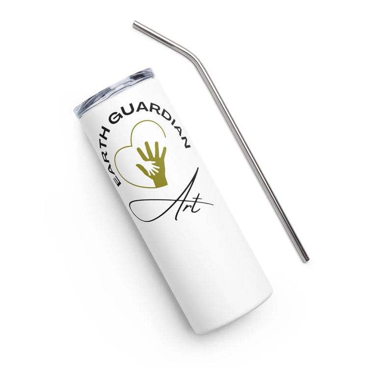 Stainless steel tumbler | Earth Guardian GeorgeKenny Design