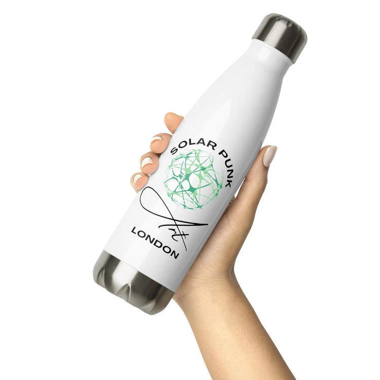 Stainless steel water bottle | Solar Punk GeorgeKenny Design