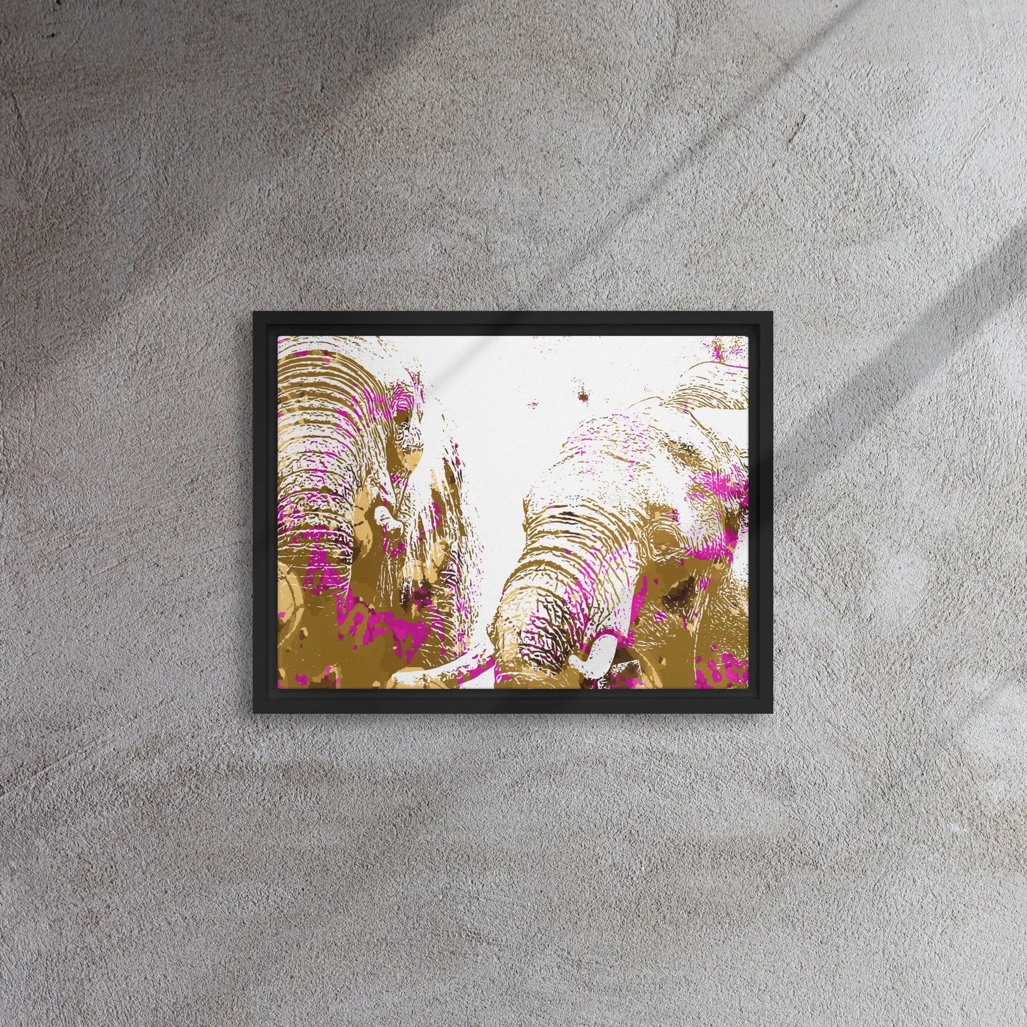 Framed canvas Print - Landscape NFT Art - Personalised GeorgeKenny Design